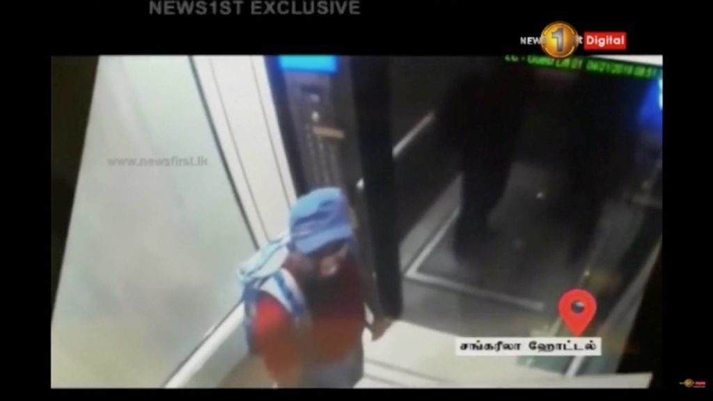 Nuevas imágenes del atentado de Sri Lanka: Los terroristas en un ascensor minutos antes de provocar el terror