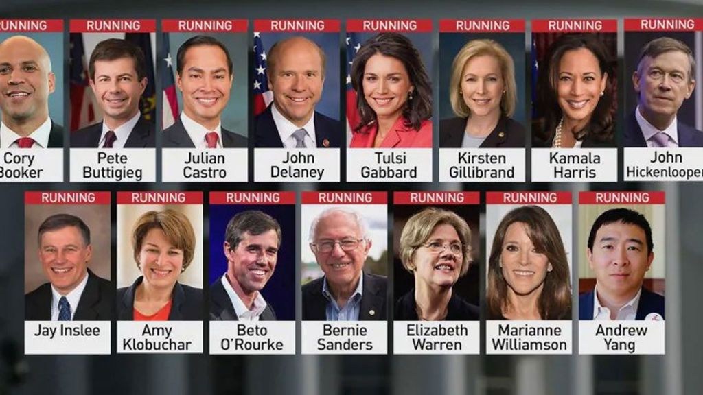 Los demócratas que aspiran a echar a Trump:  15 candidatos de todos los orígenes, géneros y raza