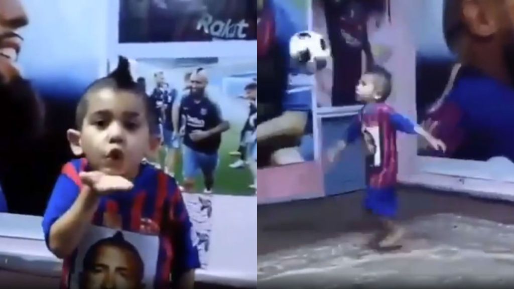 El mini clon de Arturo Vidal que ha conquistado el corazón del jugador del Barcelona: "Espero que nos conozcamos algún día" El mini clon de Arturo Vidal que ha conquistado el corazón del jugador del Barcelona: "Espero que nos conozcamos algún día"
