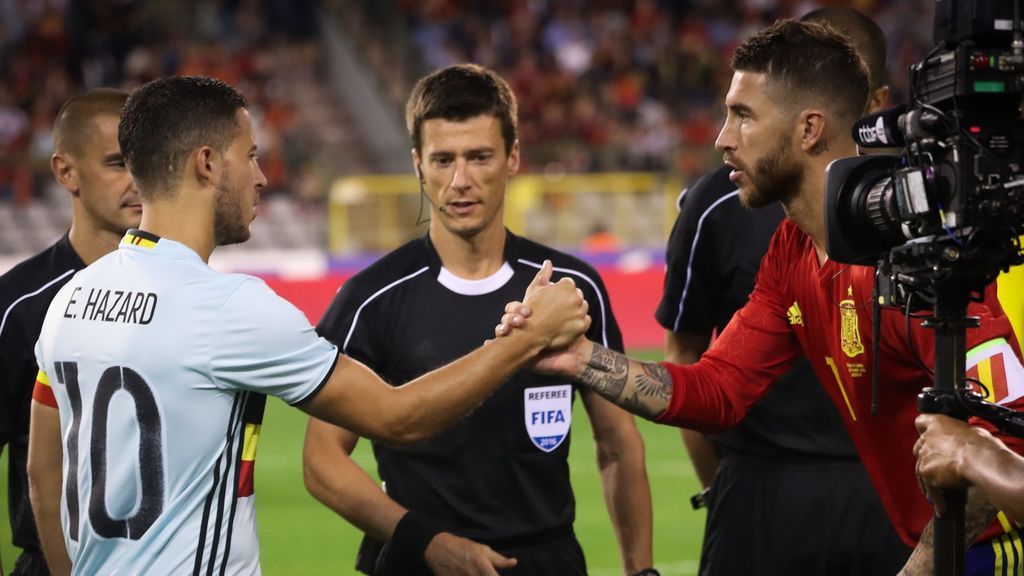 Sergio Ramos y su gesto que acerca a Hazard al Bernabéu Sergio Ramos y su gesto que acerca a Hazard al Bernabéu