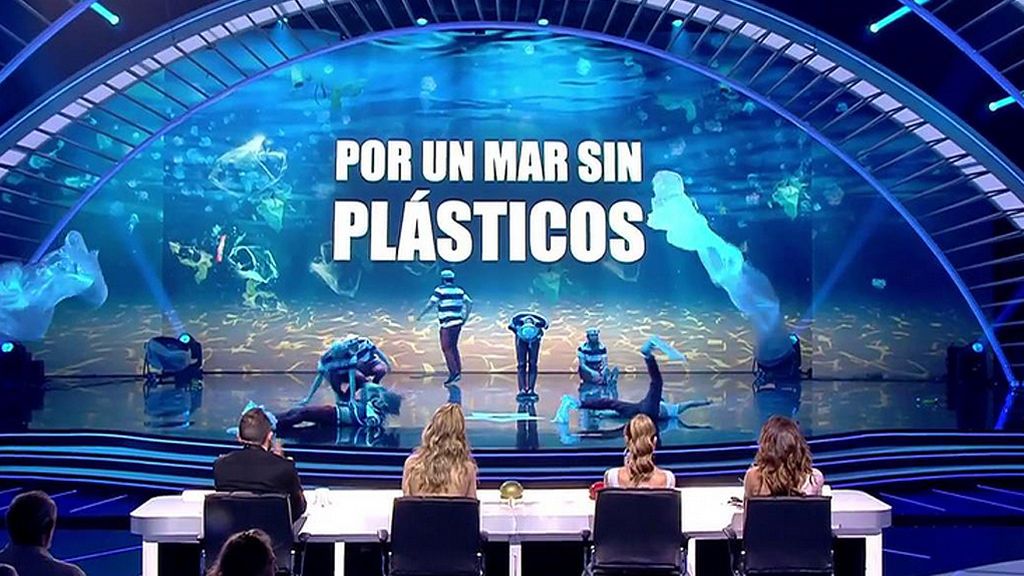 Art Gee apuestan por un mar sin plástico en la gran final de ‘Got Talent’