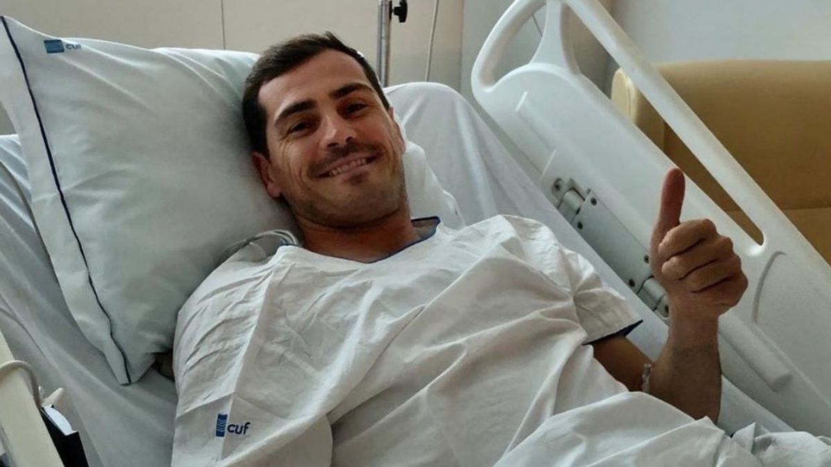 "Todo controlado por aquí, un susto grande pero con las fuerzas intactas", el mensaje de Iker Casillas tras sufrir un infarto agudo de miocardio