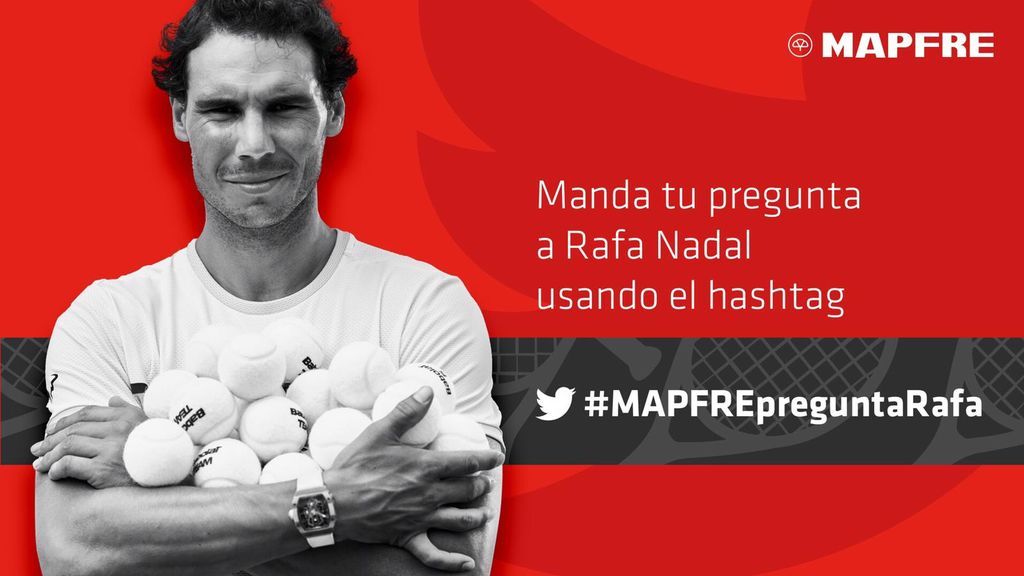 Manu Carreño entrevista a Rafa Nadal con motivo del X aniversario que le une a Mapfre como embajador de la marca