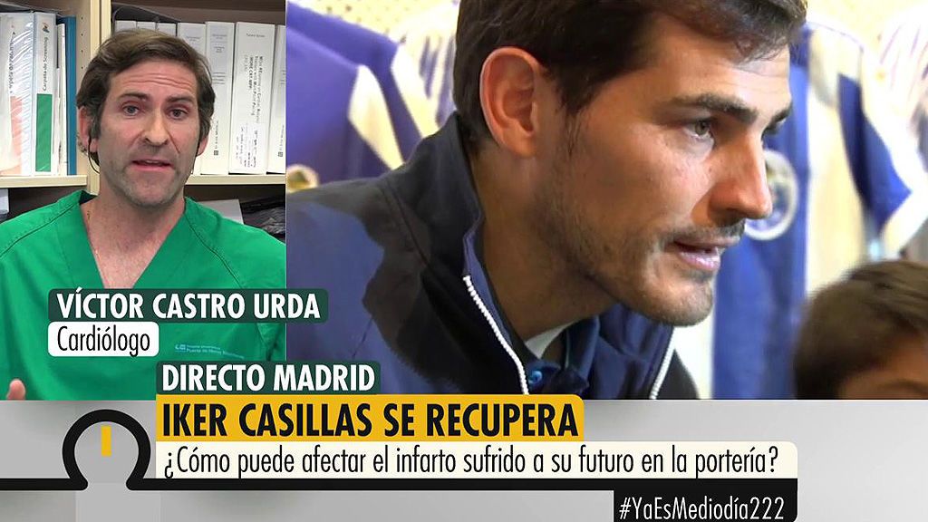 El cardiólogo Víctor Castro Urda analiza las causas por las que un deportista joven como Iker Casillas puede sufrir un infarto