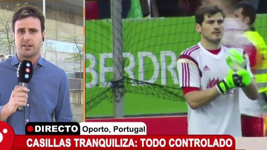 Iker Casillas estará tres días en el hospital y le prohíben usar el móvil