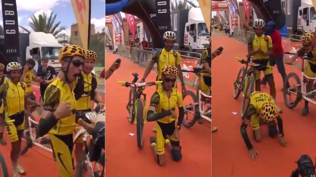 Alex Roca, ciclista con parálisis cerebral, supera la Titan Desert  y ya piensa en disputar el Rally Dakar