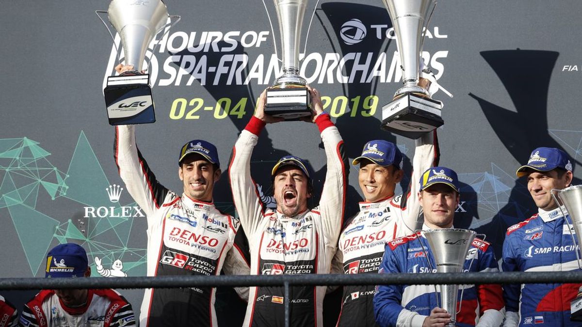Fernando Alonso acaricia el título mundial tras ganar las 6 horas de SPA Fernando Alonso acaricia el título mundial tras ganar las 6 horas de SPA