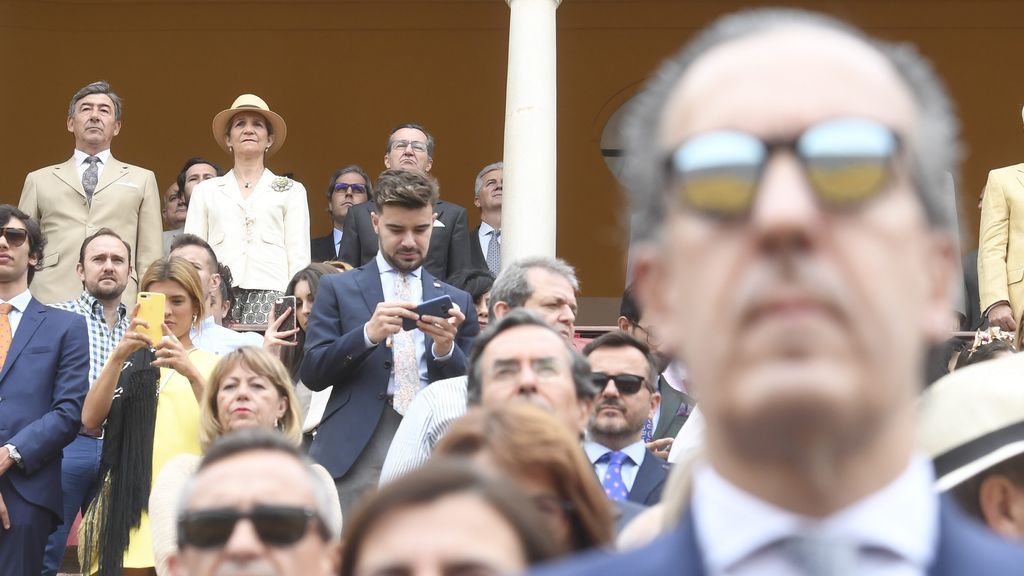 Allí ha coincidido con su exmarido Jaime de Marichalar, con el que hacía tiempo que no se le veía en público