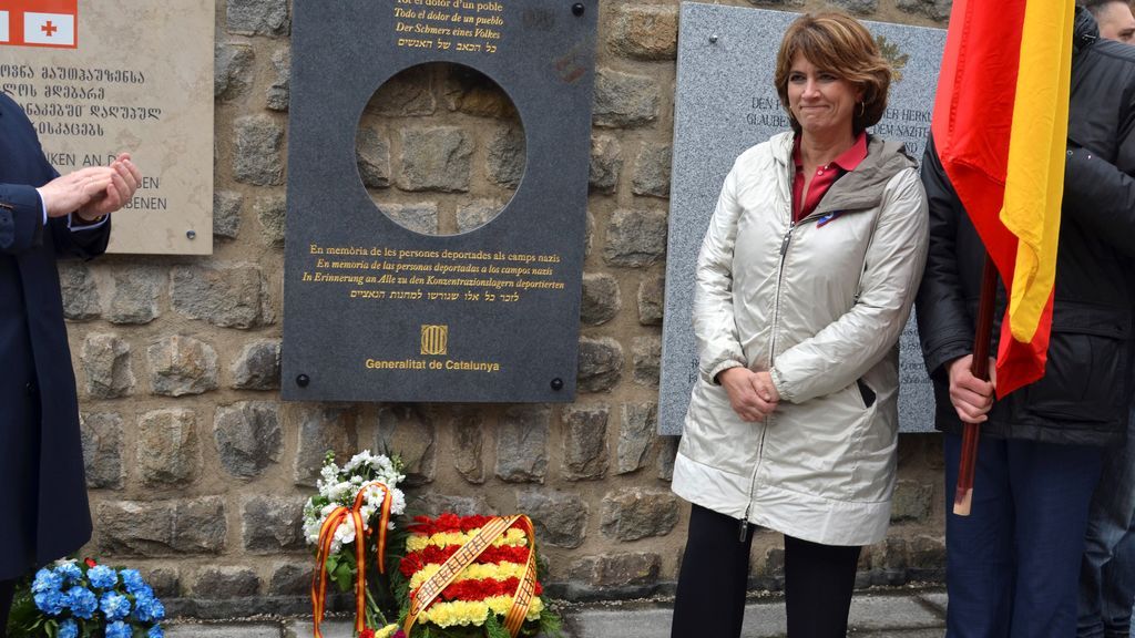 Delgado abandona un homenaje a víctimas del nazismo en Mauthausen Delgado abandona un homenaje a víctimas del nazismo en Mauthausen