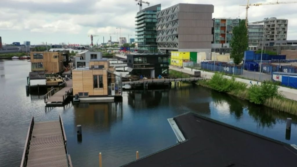 Distritos flotantes para hacer frente al aumento del nivel del mar en Ámsterdam
