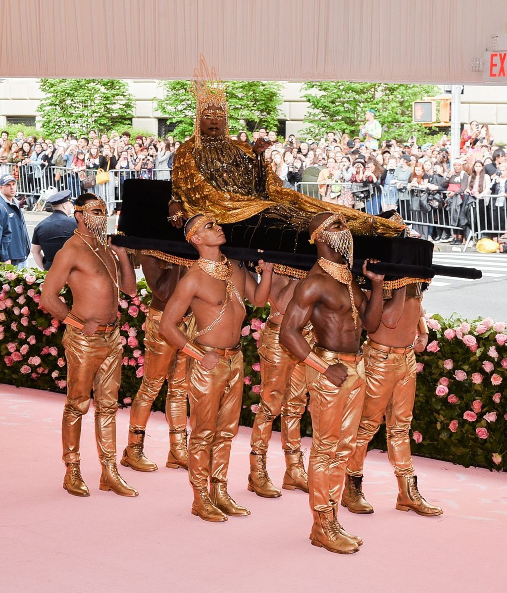 El actor Billy Porter a su llegada a la alfombra roja