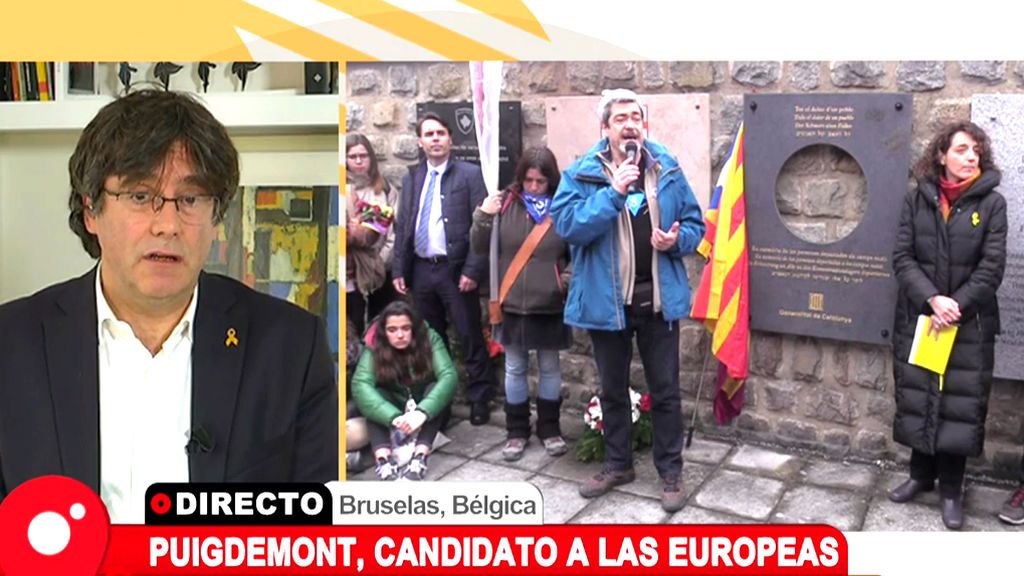 Puigdemont se puede presentar a las elecciones europeas: "Mi mayor deseo es volver a Cataluña"