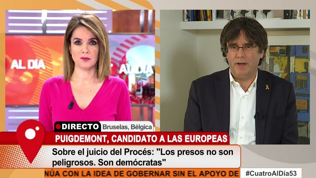 La entrevista íntegra a Carles Puigdemont en 'Cuatro al día'