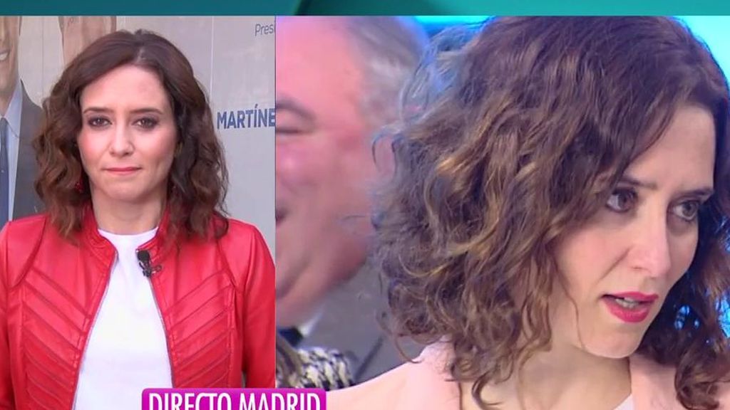Isabel Díaz Ayuso: "Tengo claro que no quiero pactar ni con Podemos ni con el PSOE'