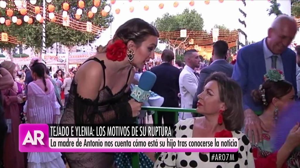 La madre de Antonio Tejado rompe su silencio y habla de como está su hijo tras la ruptura con Ylenia