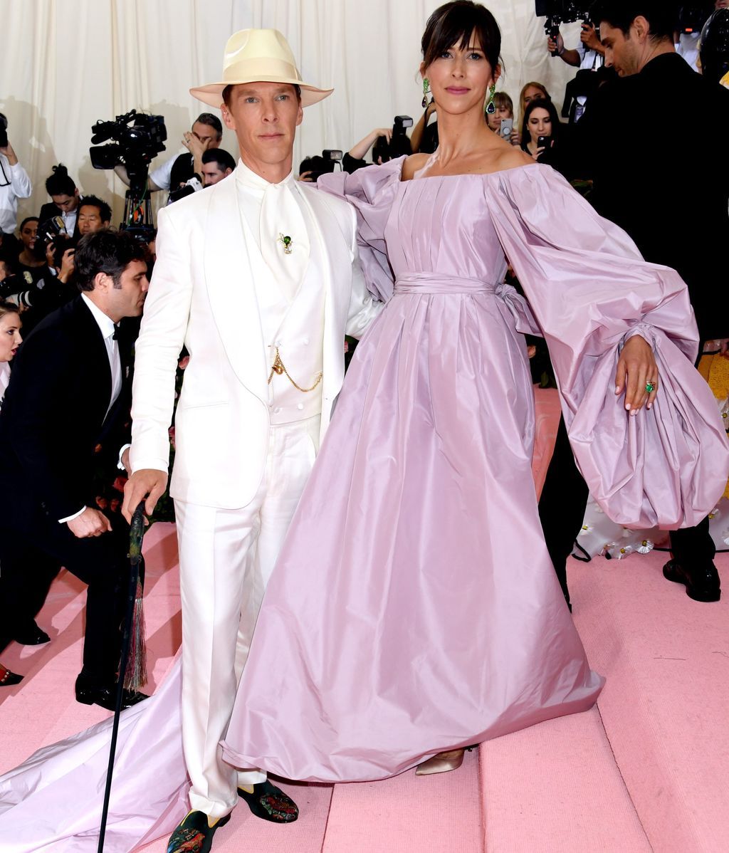 Muy teatrales, el matrimonio formado por Benedict Cumberbatch y Sophie Hunter
