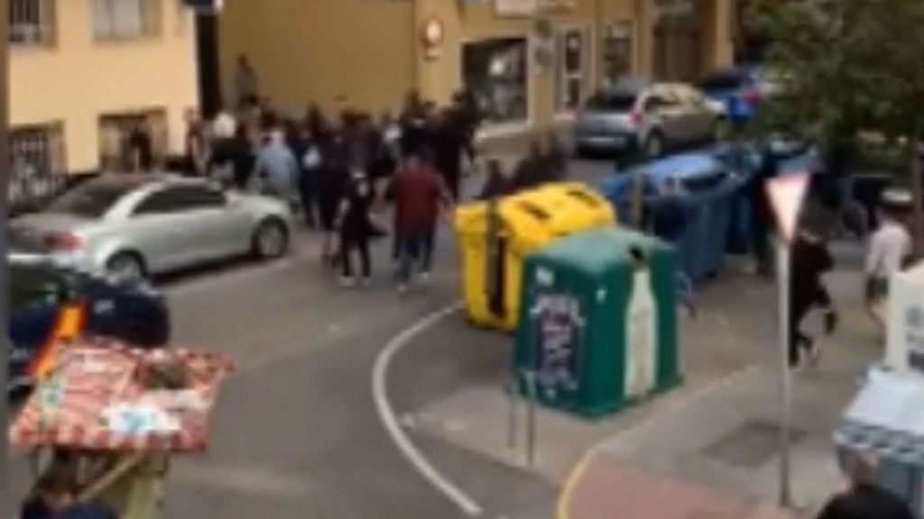 Violencia ultra en las calles de Cádiz