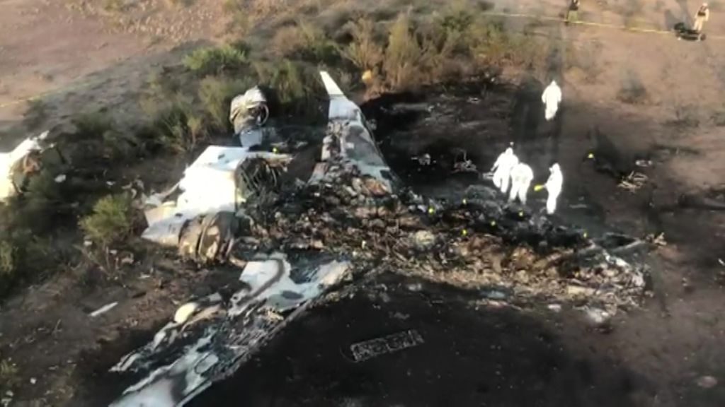 Accidente aéreo en México:  mueren los 13 ocupantes de un jet privado