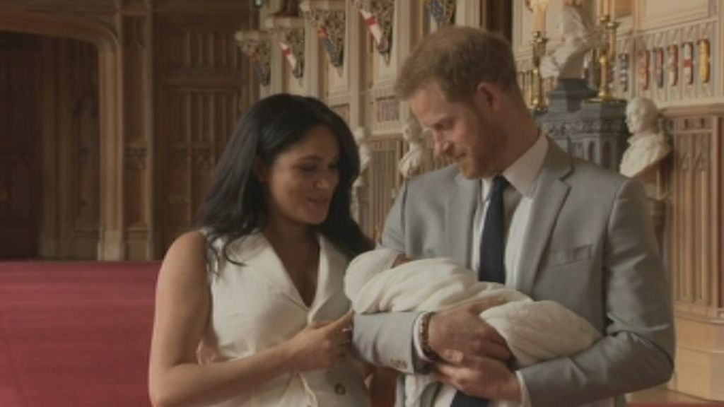 Meghan y el príncipe Harry presentan a su primer hijo