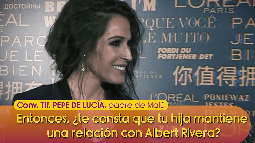 Pepe de Lucía, sobre su hija Malú y Albert Rivera: “No me metas los dedos porque por mi palabra de hombre que no tengo ni idea”