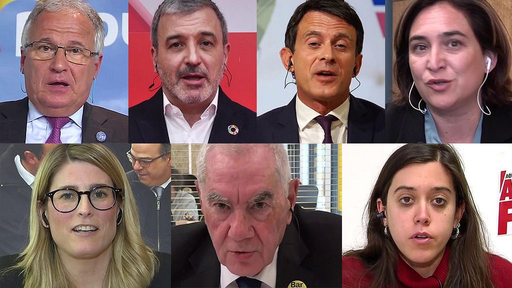 Los minutos de oro de los candidatos a la alcaldía de Barcelona