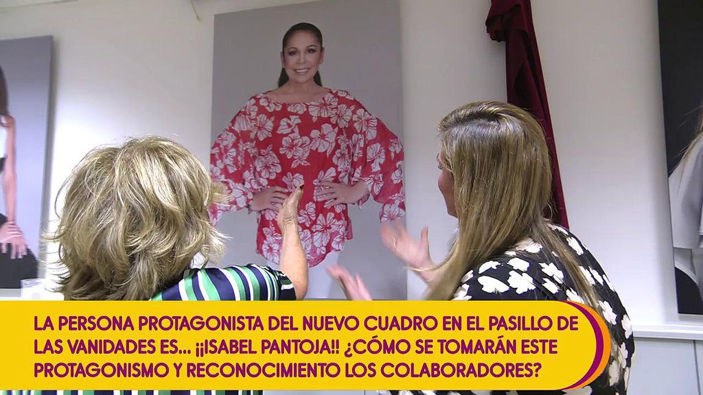 Isabel Pantoja ya tiene su foto en el 'Pasillo de las vanidades' de Mediaset