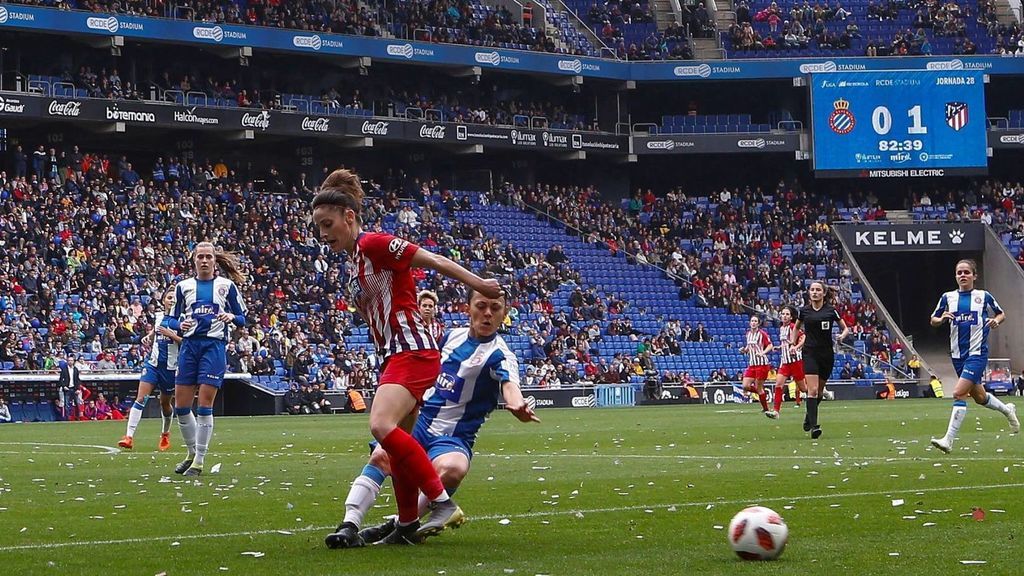 Final de la Liga Iberdrola entre la Real Sociedad y el Atlético de Madrid