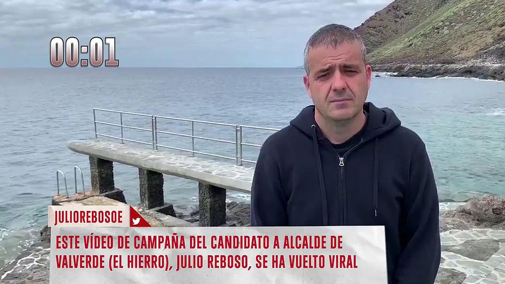 El viral vídeo de campaña del candidato a Valverde