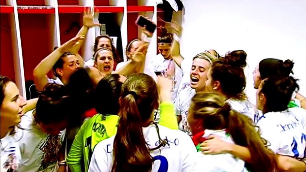 A ritmo de 'El Golpe': Así fue la celebración de la Real Sociedad tras lograr el sueño de la Copa de la Reina