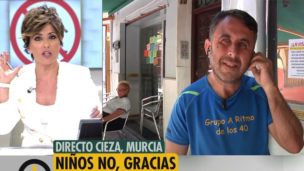 El dueño del bar de Cieza que prohíbe la entrada a niños sin supervisión: “Ha habido críos que hasta han jugado al fútbol aquí dentro”