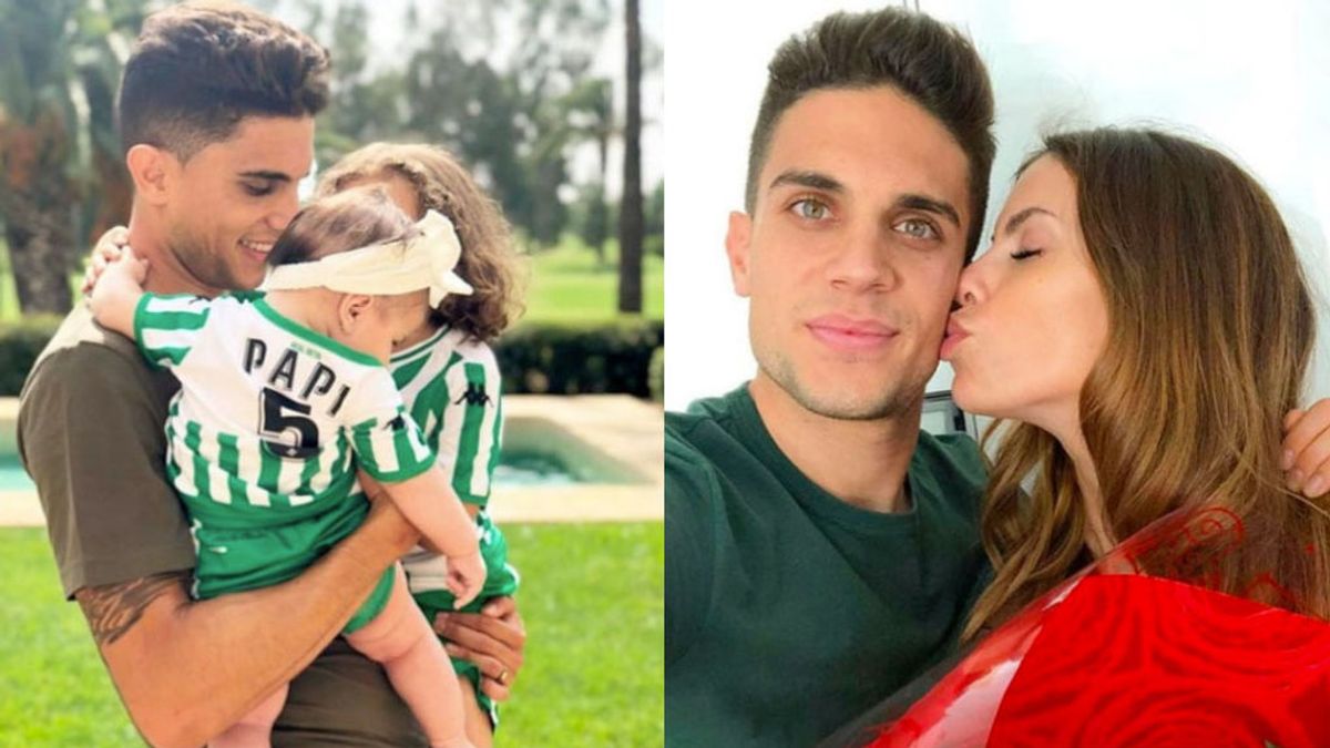 La alegría de Marc Bartra para anunciar que será papá por tercera vez con Melissa Jiménez: "Después de dos princesitas"