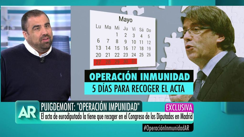 El periodista Dani Montero explica la Operación Inmunidad de Puigdemont