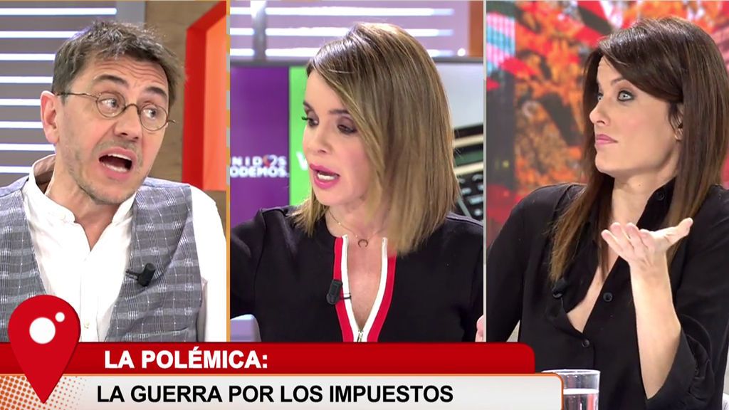 eres un machista insportable  A grito pelado: Monedero y Seguí tienen una bronca monumental y Carme Chaparro se indigna