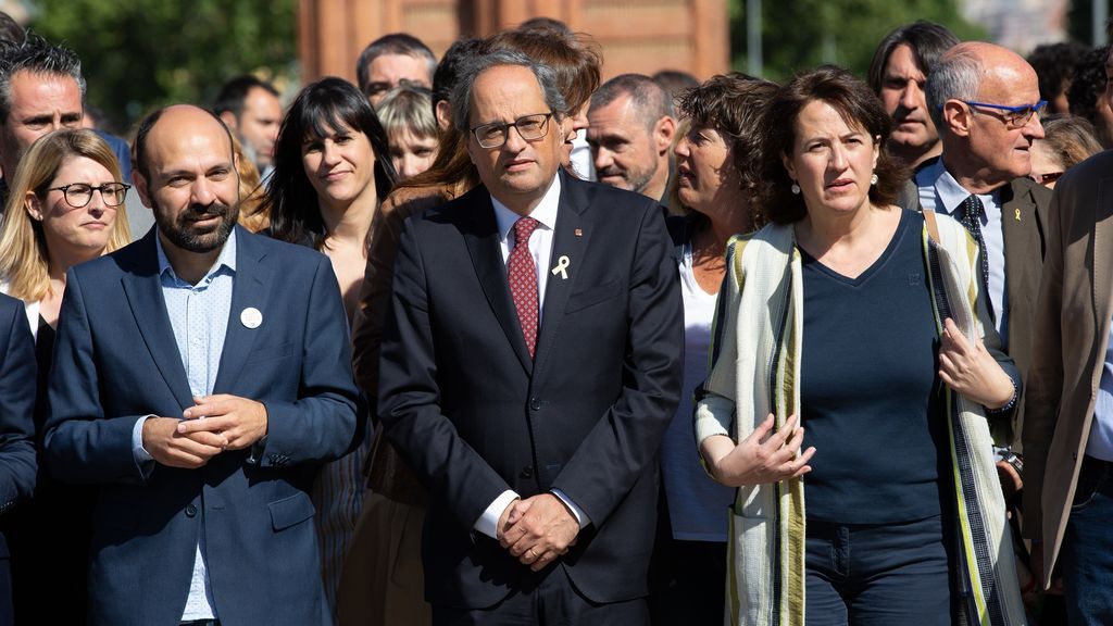 Torra declara ante el TSJC por negarse a retirar simbología independentista