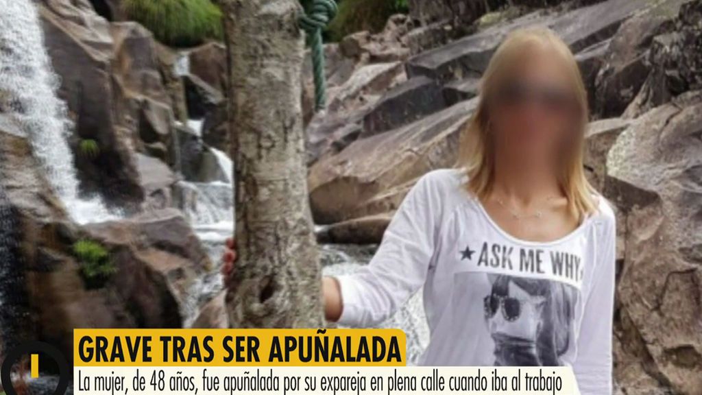 Monste, la mujer apuñalada en el cuello por su expareja, está estable dentro de la gravedad