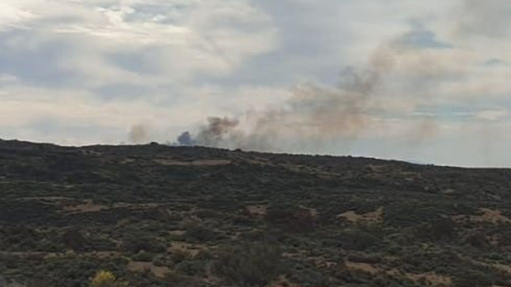 Estabilizado el incendio en el Parque Nacional del Teide, cuya zona afectada alcanza las 20 hectáreas