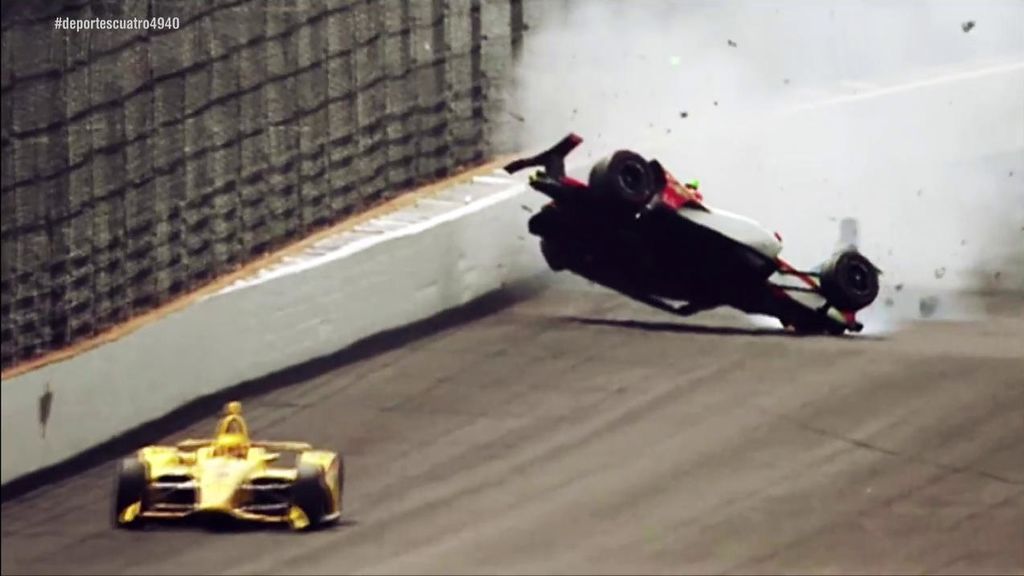 Brutal accidente de Patricio O'Ward, rival de Fernando Alonso en la Indy 500