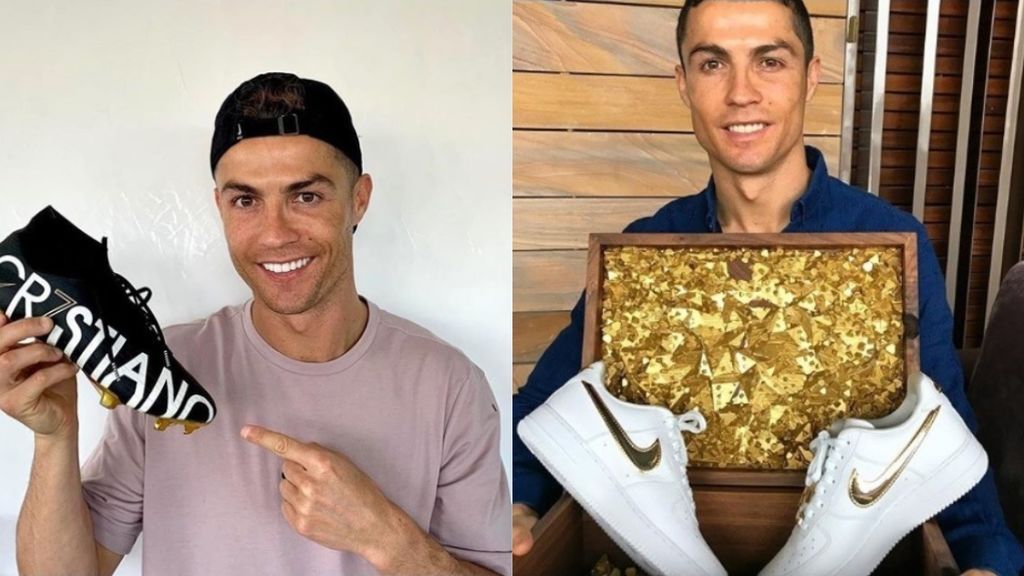 La colección de zapatos de Cristiano Ronaldo valorada en medio millón de  euros - Deportes Cuatro