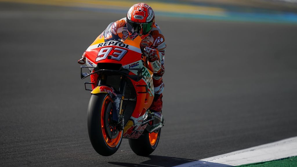 Marc Marquéz hace pole en Le Mans e iguala las 55 de Valentino Rossi