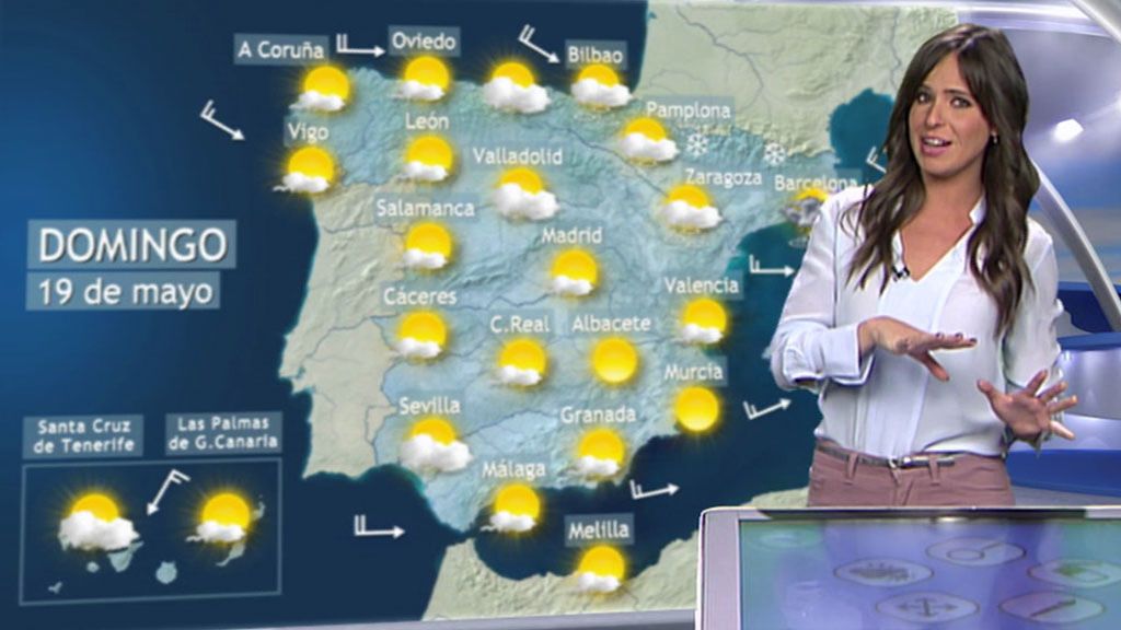 Suben las temperaturas y reinan los cielos despejados de cara al lunes