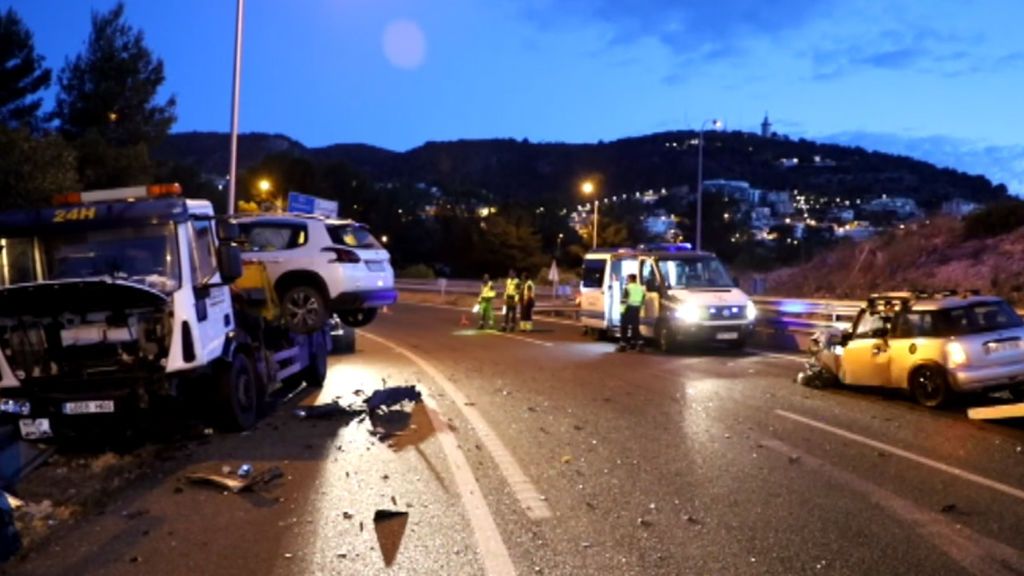 Accidente frontal en Mallorca: una conductora kamikaze quintuplica la tasa de alcohol permitida