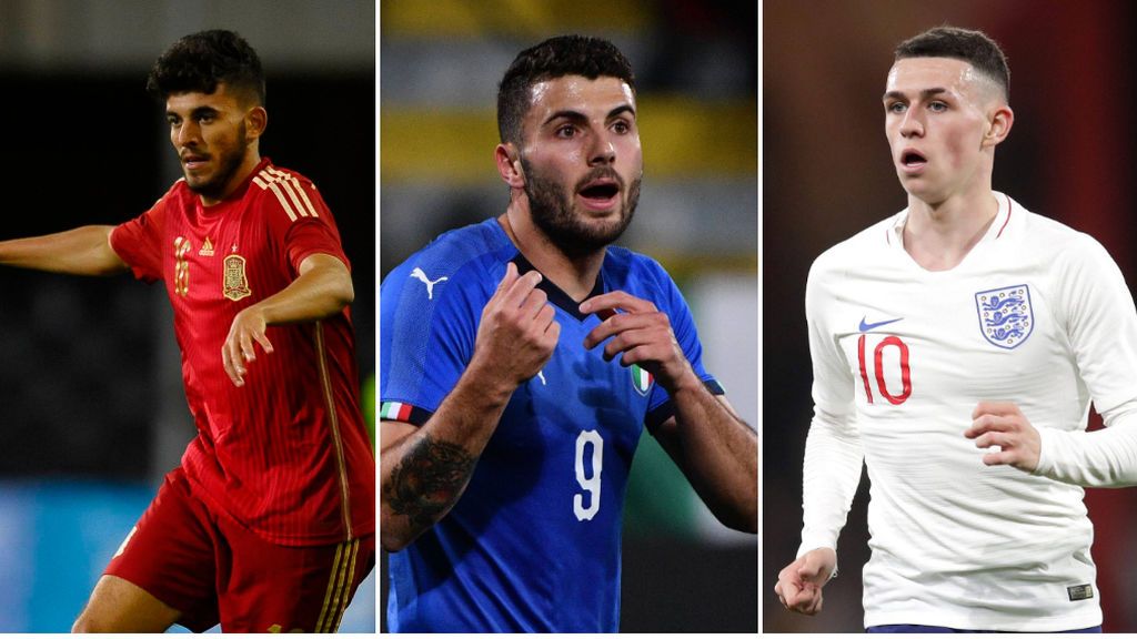 Todos los grupos y selecciones participantes en el Europeo Sub-21 de Italia y San Marino