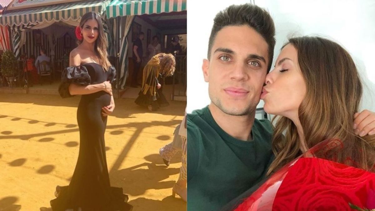 El cariñoso momento de Bartra tras el primer posado de Melissa Jiménez enseñando su tripa de embarazada El cariñoso momento de Bartra tras el primer posado de Melissa Jiménez enseñando su tripa de embarazada