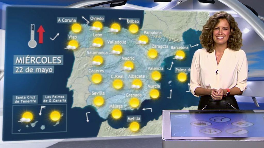 Adiós tormentas: la atmósfera se estabilizará el miércoles y ganaremos hasta 6ºC de máxima