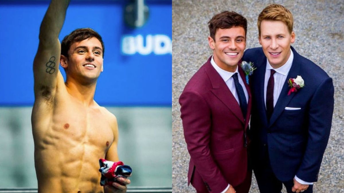 Un campeón olímpico denuncia que no le dejan celebrar la medalla en el podio con su marido e hijo por ser homosexual Un campeón olímpico denuncia que no le dejan celebrar la medalla en el podio con su marido e hijo por ser homosexual