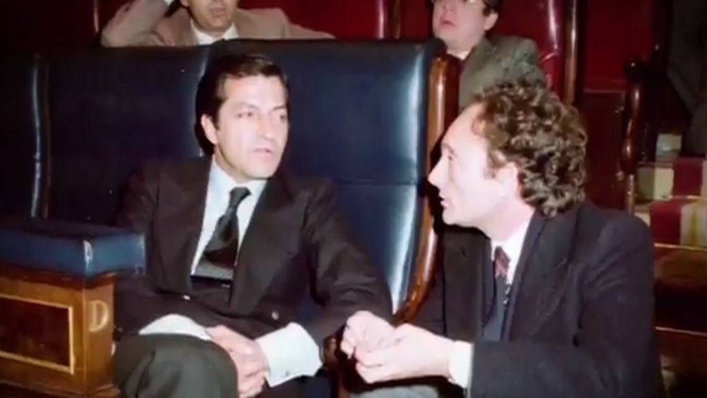 Eduard Punset con Adolfo Suárez