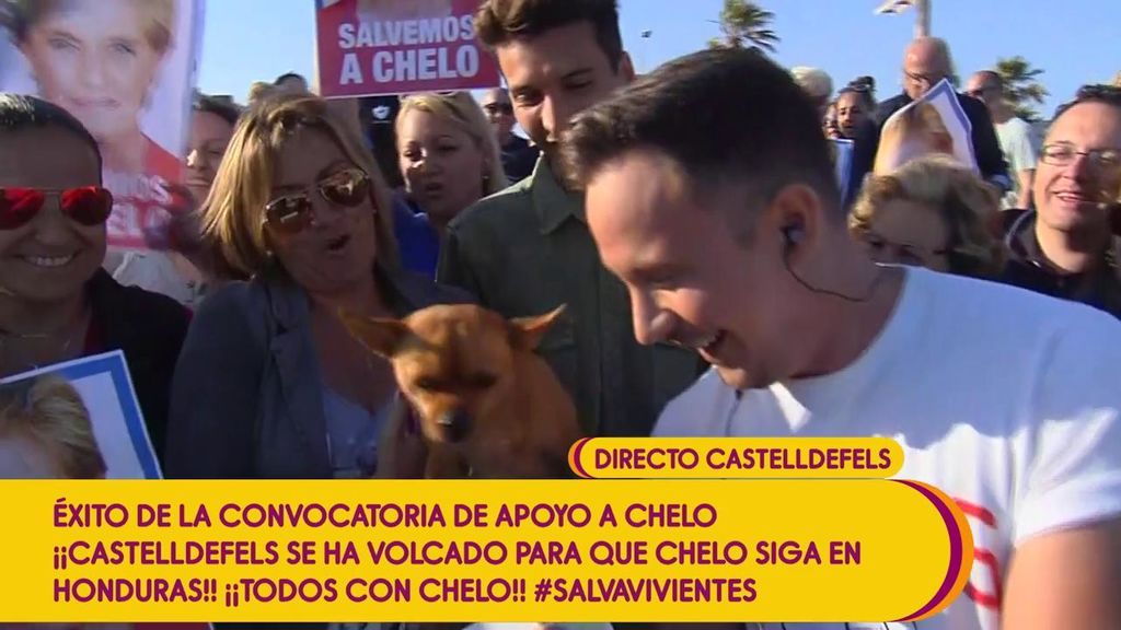 Maggie, la mascota de Chelo Gª Cortés, ‘pide’ la salvación de su dueña desde Casteldefels