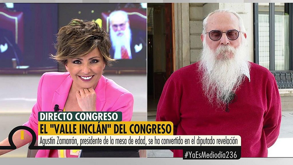 Zamarrón, el “Valle-Inclán’ del Congreso: “Lo importante es acatar la Constitución”