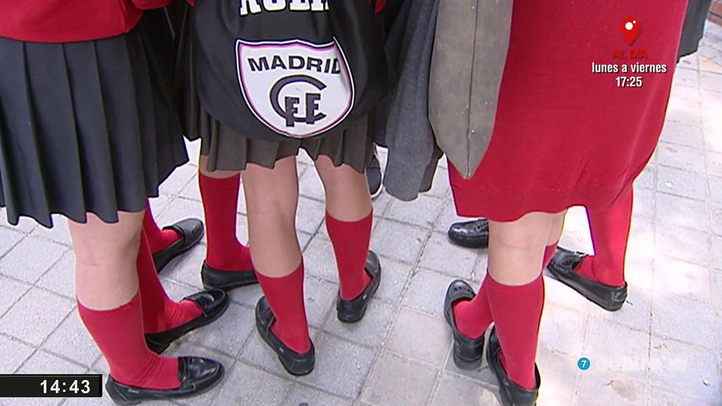 Un grupo de alumnas del Colegio Santa María de la Hispanidad de Madrid piden poder llevar pantalón