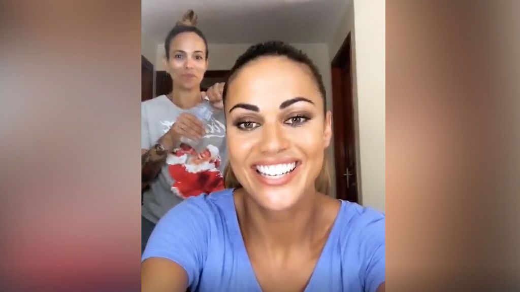 Lara Álvarez enseña la cabaña donde se prepara para los directos de 'SV'